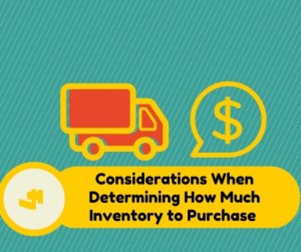 Four Considerations When Determining How Much Inventory to Purchase 1 Four Considerations When Determining How Much Inventory to Purchase 1