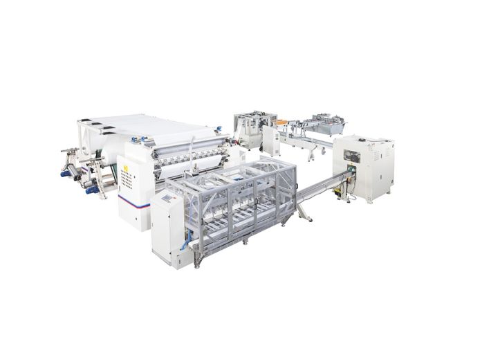 Fully Automatic Tissue Paper Folding and Packing Production Line 1