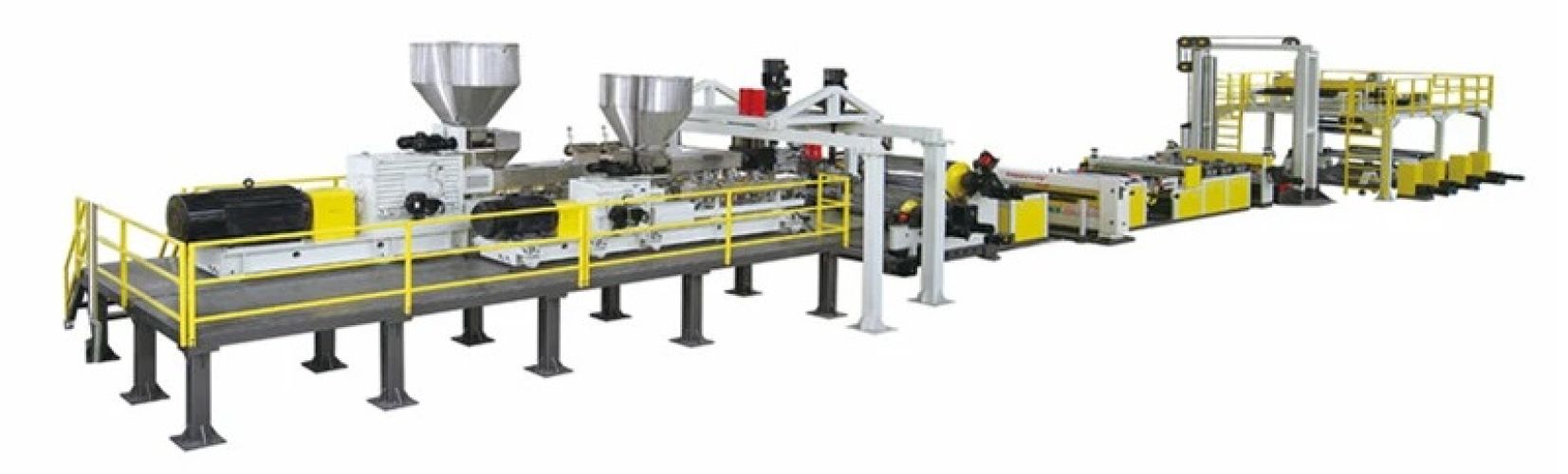 Pet Plastic Biodegradable Sheet Recycling Making Extruder Machine 1