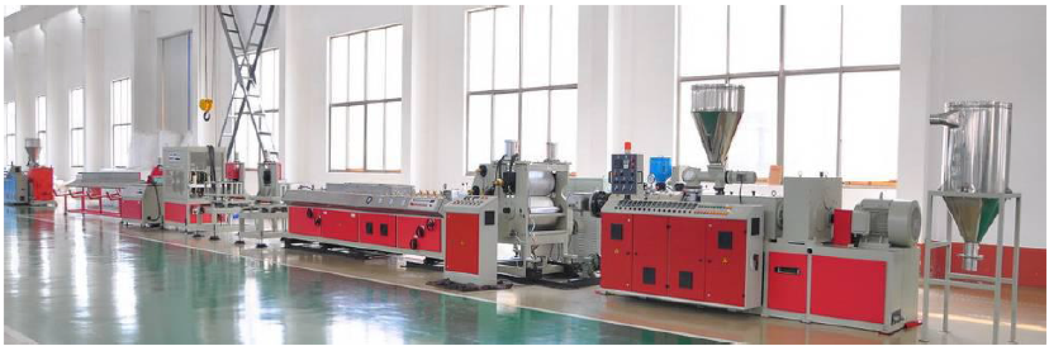 PVC Wood Plastic Composite Hollow Door Panel Making Machine 1