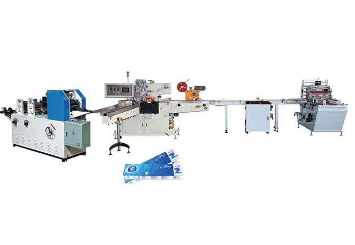 Pocket Facial Tissue Paper Folding and Packing Production Line 1