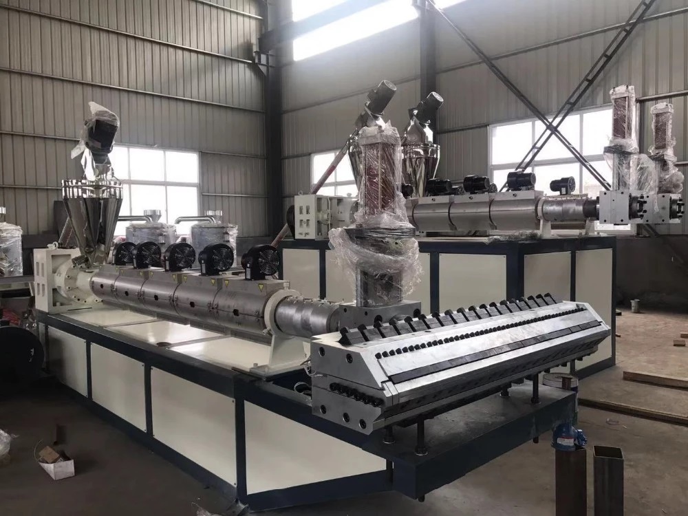 PVC Double Color Coil Floor Mat Production Line 11
