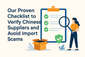 Checklist to Verify Chinese Suppliers