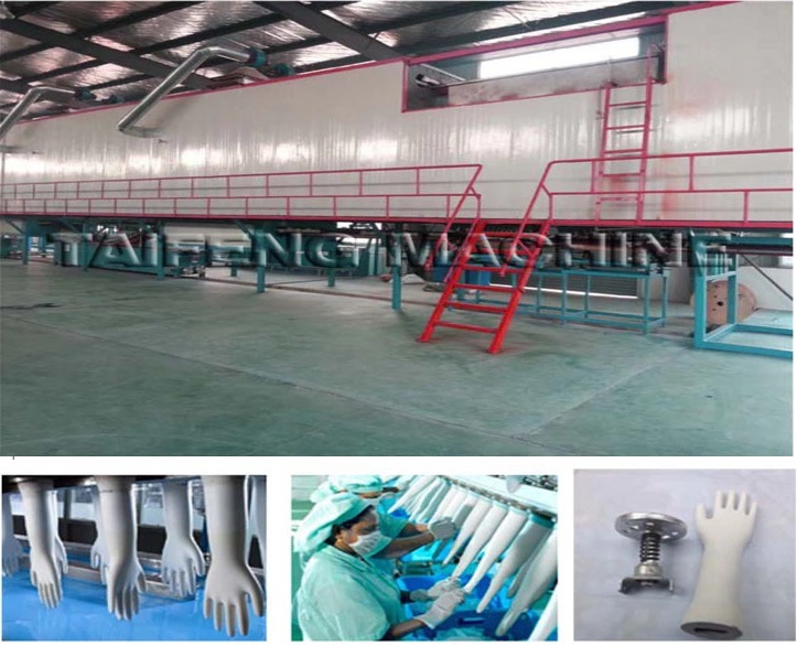 Disposable Medical Latex / Nitrile Hand Gloves Production Line 3