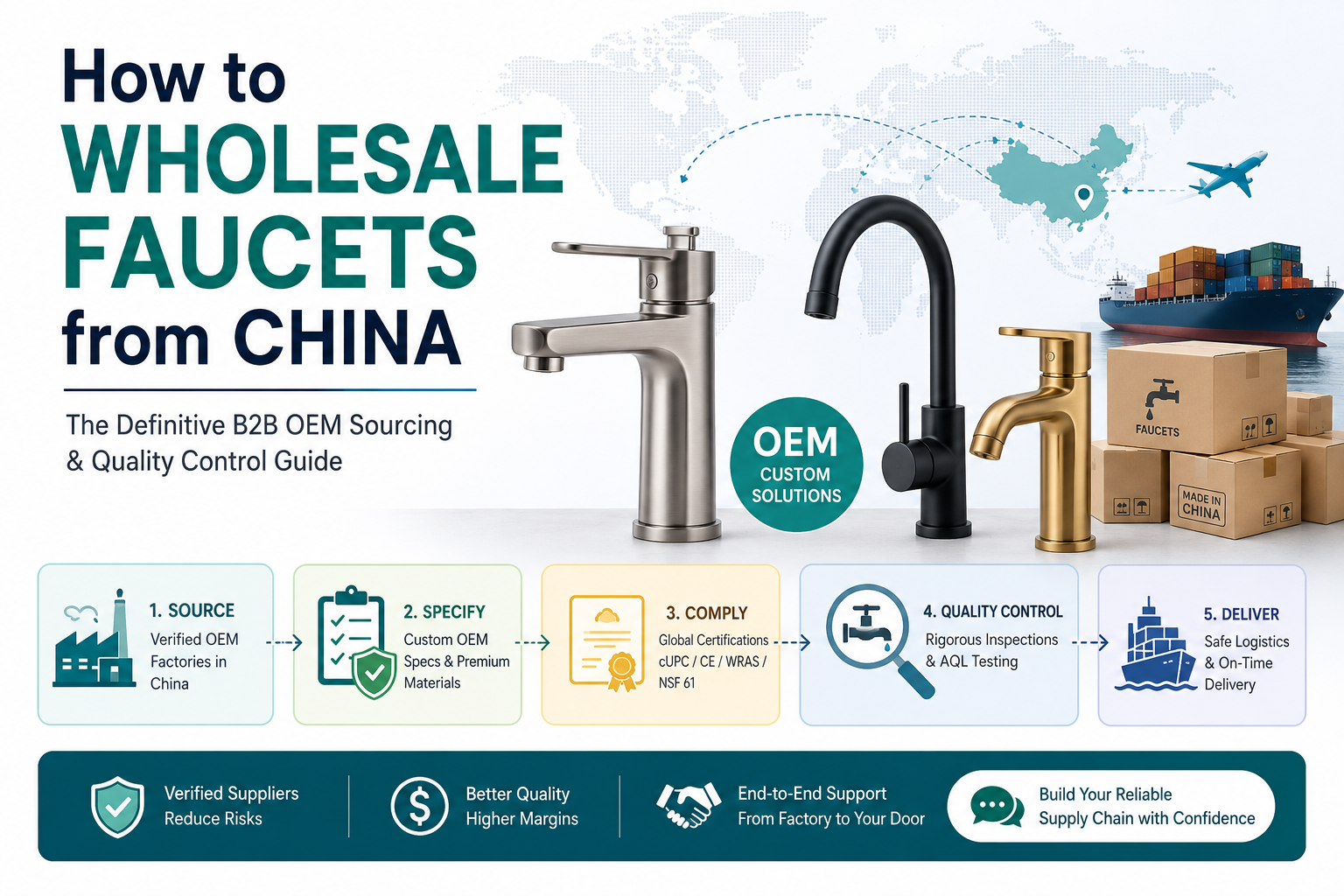 Why Business Heads Are Rethinking How They Import from China 8 How to Wholesale Faucets from China The Definitive B2B OEM Sourcing & Quality Control Guide