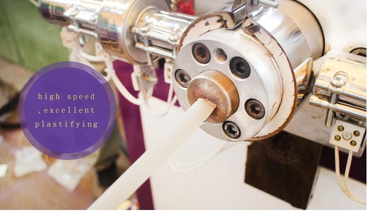 Three-Color Plastic Rattan Extruding Machine 4