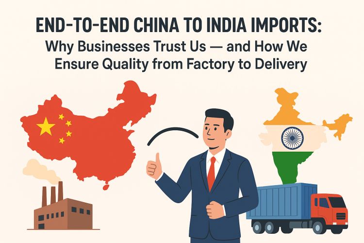 End-to-End from China to India Imports: Why Businesses Trust Us and How We Ensure Quality from Factory to Delivery 1 End-to-End from China to India Imports: Why Businesses Trust Us and How We Ensure Quality from Factory to Delivery 1