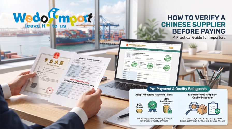 How to Verify a Chinese Supplier Before Paying: A Practical Guide for Importers 1 How to Verify a Chinese Supplier Before Paying: A Practical Guide for Importers 1