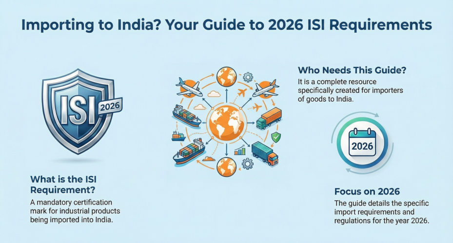 ISI Requirement for Importing into India: A Complete Guide for Importers (2026) 1 ISI Requirement for Importing into India: A Complete Guide for Importers (2026) 1