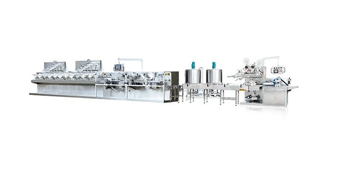 Full-Auto Wet Tissue Paper Folding Packing Production Line 1 Full-Auto Wet Tissue Paper Folding Packing Production Line 1